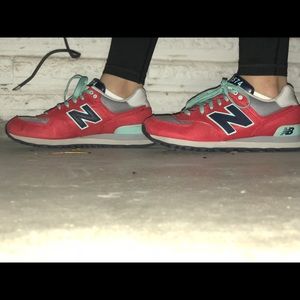 size 8 New Balance 574s